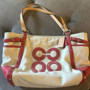 Vintage Coach tote